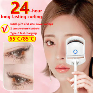 MELEDE Heated Eyelash Curler Electric Temperature Control Mini Eyelash Curler Electric Portable