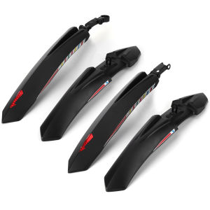 2Pcs Bike Mudguard with Reflective Stickers Front Rear Mud Guard Bike Splash Guard for 26 27.5 29 Inch Bike
