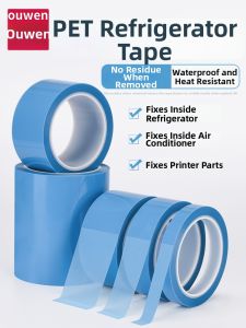 OUWEN | Strong Adhesive Residue-Free Blue Transparent Single-Sided Tape 50m
