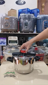 Nồi Áp Suất Đa Năng 4L5L6L8L Dành Cho Bếp Ga Bếp Từ Bếp Hồng Ngoại Chất Liệu Inox An Toàn Tiện Dụng Dễ Dàng Vệ.