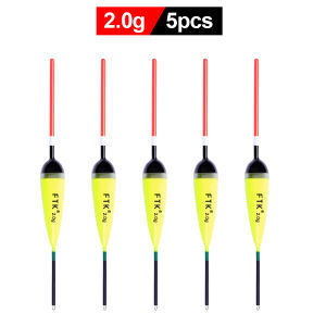 FTK 5pcs/pack Fishing Float Size 2g-4g Length 15.5-20cm Barguzinsky Fir Floats Carp Fishing Bobber Vertical Buoy Fishing Tackle