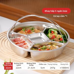 Đĩa Hấp Thực Phẩm Cho Bé Nhiều ngăn