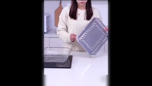 Saringan Baki Peniris Minyak Stainless Steel Food Grade Anti Karat Tirisan Makanan Setelah Dicuci