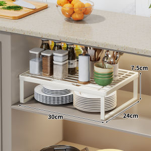 WUBUWEI | Multi-level Cabinet Organizer Shelf