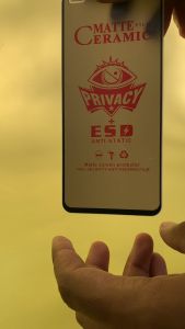 ANTI GORES IPHONE X Xr TEMPERED GLASS SPY CRAMIC MATTE TERBAIK ANTI PECAH HD9