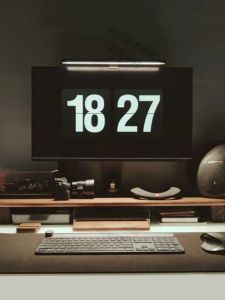 Black Walnut Wood Desktop Storage Box Display Stand Screen Elevation Base Extended Shelf Solid Wood Home Office Organizer