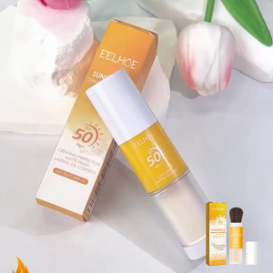 Jaysuing ควบคุมน้ำมัน ผงกันแดด Sunscreen Loose Powder SPF 50+ PA++++ Waterproof Sunblock Invisible Pore Solar Blocker ครีมกันแดด แป้งกันแดด คุมความมัน สูตรผิวแพ้ง่าย กันน้ำสำหรับผู้ ฝุ่นกันแดดป้อง Matte Makeup Shaping Powder（8g）