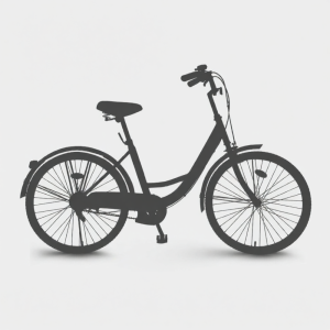 Commute and Portable Womens Bicycle Solid Tires