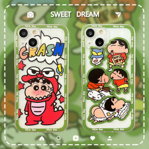 เคส Samsung A56 A36 A26 A16 A06 A55 A35 A15 A25 A05s A05 A54 5G A24 A34 A14 M14 5G ลายเครยอนชินจังตลก โปร่งใส ซิลิโคนอ่อนนุ่ม เคสโทรศัพท์ Galaxy A55 A15 เคสมือถือ