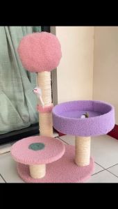 Cat Tree Kandang Kucing Cat Condo Garukan Kitten Cat Wall Playground Mainan Kucing