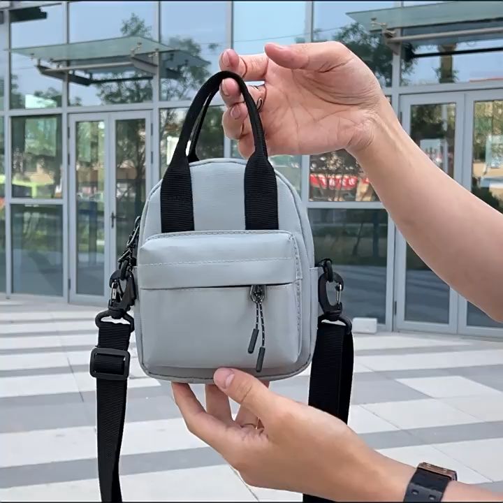 Túi đeo chéo mini HULI Nam Nữ Vải Chất Lượng, Xách Tay, Đeo Chéo, Đi ...