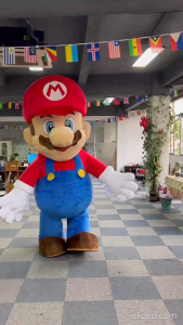 (Ready Stock) 2m 2.6m Premium Super Mario Mascot Costume Cosplay Kostum Luigi Halloween Inflatable Bros Headgear