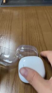 Clear Case for Redmi Buds 8 Lite Earbuds Shockproof Transparent TPU Protective Cover Shockproof Dustproof Earphones Shell Case