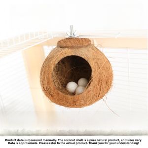 Coconut Shell Bird Nest Parrot Summer Pearl Sleeping Outdoor Cage Toy Accessories Crows Magpies Other Bird Supplies