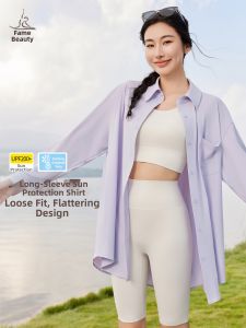 FANMEIREN | Sun Protection Cooling Shirt Dress Long