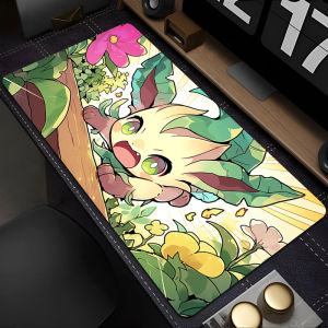 Bandai | Mouse Pad Pokemon 90x40cm Office Laptop Gamer Keyboard Mousepad Edge White Computer Desk Mat Gaming Pad Mouse Mats For Best Gift