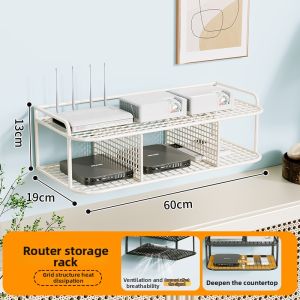 MUGG | Wall Mounted Shelf for Router and Set-Top Box No Drilling