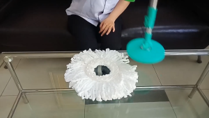 Isi ulang kain pel bulat berputar Spin Mop Refill 001/003 ( Kain Pel Lantai )