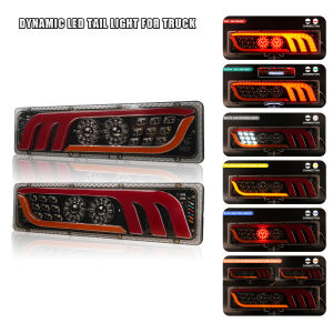 46CM LED Rear Tail Stop Reverse Indicator Light Truck Trailer Caravan Van Lamp Brake Reversing Traffic FogLamp Waterproof 12-24V