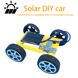 Assemble solar-powered car models childrens educational toys science and education experiment toys solar-powered cars