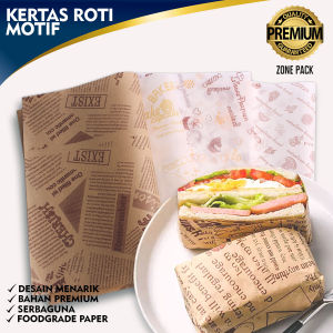 [10 Lembar] Kertas Roti Motif 28x38 cm  | Wax Paper | Baking Paper Motif | Pembungkus Roti Makanan Kue Kertas Roti Dengan Gaya Karakter 10 Lembar Kertas Roti - Lazada