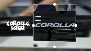 CPO RAIN VISOR COROLLA CROSS 2023-2024 BLACK 1.8MM (11684)