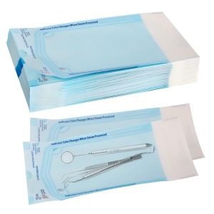 200PCS/Box Five Sizes Self-sealing Sterilization Pouches Self-adhesive Bags Clean Pouches For Tattoo Dental Nail Art Accessories
