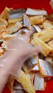 Khô Cá Dứa Cắt Khúc Tẩm Vị 3 Nắng -khô dứa tẩm vị thơm ngon- MINH TRIẾT FOOD