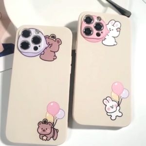 Silikon sangat lembut Casing Untuk iPhone 15, 11, 12, 14 Pro Max, 11, 13 Pro, 14, 15, 7, 8 Plus, SE2020, XS Max, XR, X