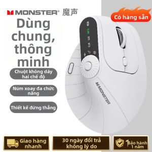 Chuột Bluetooth không dây GOES TiME Monster M2 Pro nhỏ gọn chế độ kép thời lượng pin dài