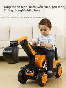 QAT | Đồ Chơi Xe Đào Điều Khiển Từ Xa Điện 4WD Kích Thước Lớn