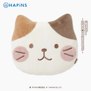 Japanese Hapins Cute Sofa Bedside Stuffed Cushion Cat Bed Back Cushion for Girls Sleeping Pillow