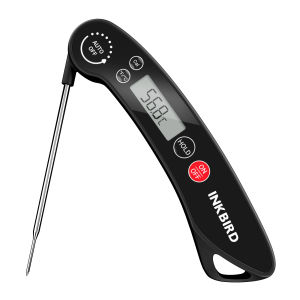 INKBIRD IHT-31E Instant Read Food Thermometer for Meat with Calibrate Function for Cooking BBQ Bakery Beverage