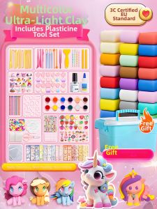 Ultra Light Non-toxic Food-Grade Children Clay 36 Colors