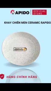 Khay Lót Chiên Nướng Rapido Men Ceramic Khay Chiên Đường Kính 20 Cm Cao 3.5 Cm Chất Chống Dính Men Gốmceramic Của Đức