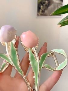 1PC Fairy Tulip Back of The Head Hair Clip: A Summer Must-Have