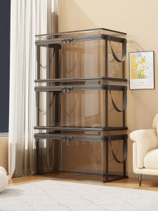WUBUWEI | Foldable Dustproof Transparent Book Storage Box