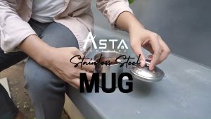 Asta Mug Stainless Gelas Kopi Teh Susu Serbaguna Tebal