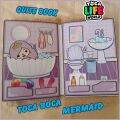 Quite book toca boca mermaid/paper doll  toca boca mermaid viral. 