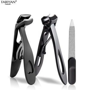 Sharp Wide Jaw Nail Clippers Adult Thick Hard Nail Cutter Curved Head Different Angle Trimming Toenails Anti Splash Nail Clippers