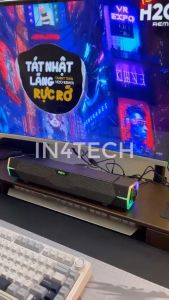 Loa bluetooth LED RGB tích hợp micro Loa Niye V18 Pro có dây