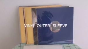 50-Pack Premium Vinyl Record Sleeves Plastic Protective Storage Cover No-Seal Flap DesignOversized for Easy Access & Protection