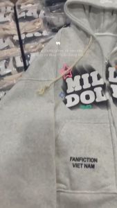 Áo Khoác Hoodie MILLION DOLLAR Túi Trong Khoá Kéo 2 Đầu Nam Nữ Form Boxy Dài Tay Cánh Dơi Áo Nỉ Bông Chống Nắng Thu Đông
