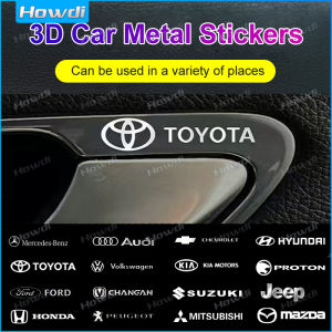 1Pc Car metal car stickers creative car logo decorative stickers