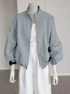 เสื้อแจ็คเก็ตกันแดดสำหรับผู้หญิง ทรงบาง ลำลอง ฤดูใบไม้ผลิและฤดูใบไม้ร่วง กลางแจ้ง หลากหลายกีฬา เสื้อแจ็คเก็ตผู้หญิง