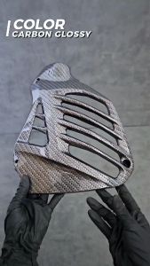 Cover Radiator Nmax Old 2015-2019 Aerox 155 2015-2019 Lexi 125 Karbon Variasi Tutup Radiator