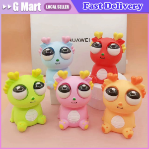 Dragon Year Squeezes Dragon Dolls Pendant Boost Dragon Eyes Popping Squeeze Toys Novelty Eyeball Popping Toy
