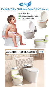 1- 8Y Portable Potty Childrens Potty Portable Baby Potty Training Girls Boy Potty for Kids Toilet Seat Nursery Children
