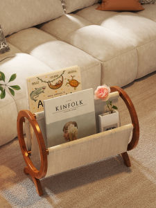 Retro Style Newspaper and Magazine Rack