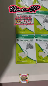 Thailand Rhinosan SP Pain Relief Patch 1sachet (10patches) for Muscle Arthritis Body Aches